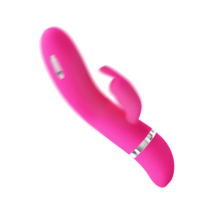 Vibrator FLIRTATION Pretty Love Silicone Purple — body-safe silicone, electroshock function, multiple vibration settings, 0.195 kg