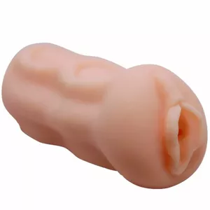 Masturbator Crazy Bull Lillian — silicone, flesh color, 13 cm compact