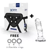Страпон x ray XRAY HARNESS + CLEAR COCK Photo 2