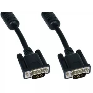 Cables Direct SVGA, 2m, M-M VGA cable VGA (D-Sub) Black