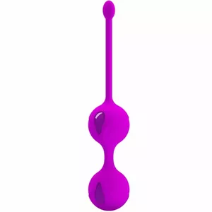 Kegel balls FLIRTATION Pretty Love Silicone Pink – pelvic floor training, body-safe silicone