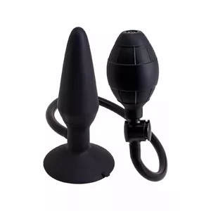 Anal Plug SEVEN CREATIONS Inflatable Silicone Black