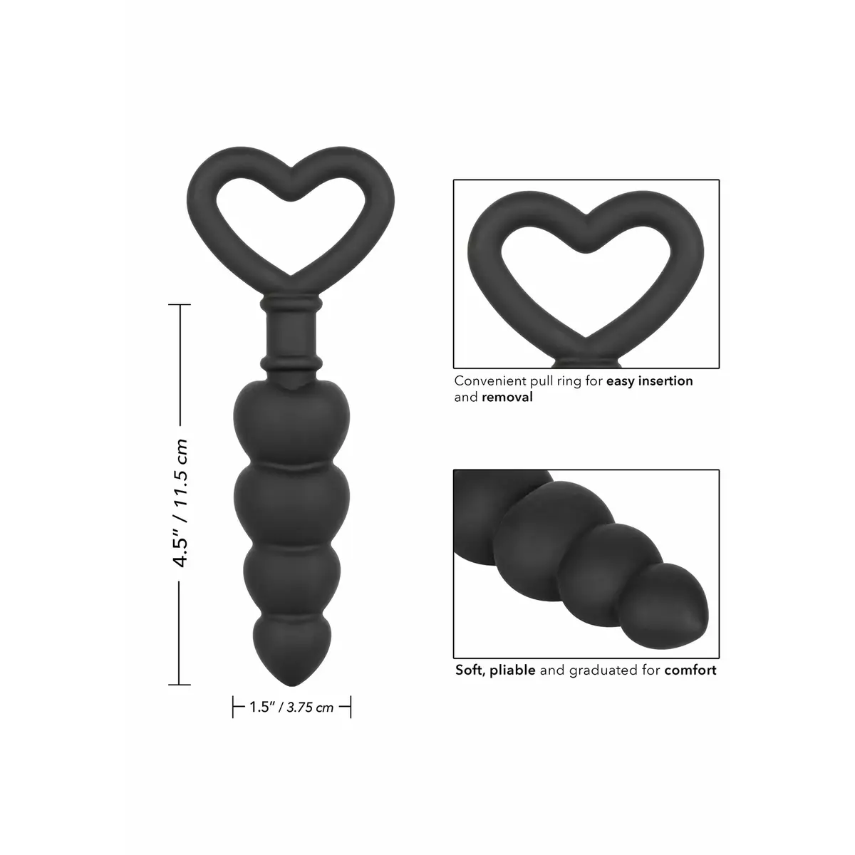 Анальные бусы CalExotics Silicone Love Probe Photo 11
