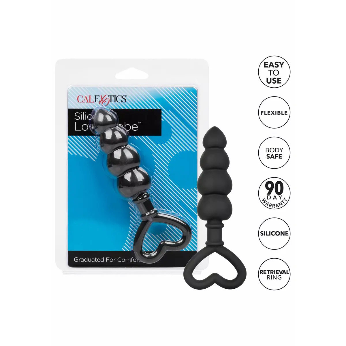 Анальные бусы CalExotics Silicone Love Probe Photo 12