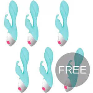 Вибратор happy loky HAPPY LOKY MIKI RABBIT 5+1 FREE — ротационно-точечный «Rabbit» для двойной стимуляции