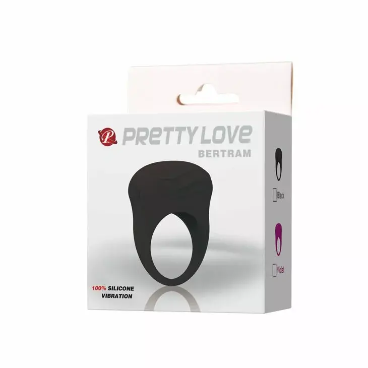 Насадка на пенис Pretty Love Bertram Black Photo 8