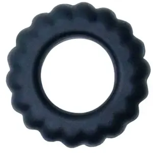 Кольцо Cockring BAILE TITAN BLACK 2 см — силиконовое эрекционное кольцо BAILE, диаметр 2 см