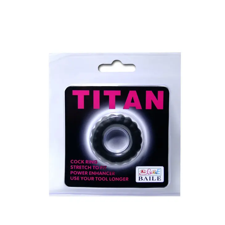 Cockring BAILE TITAN BLACK 2 cm Photo 5