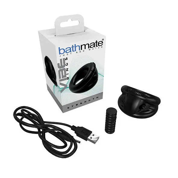 Vibe ring Bathmate Black — vibrating erection ring Photo 4