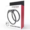 Penis Ring DARKNESS D-221252 Double Flexible Photo 2