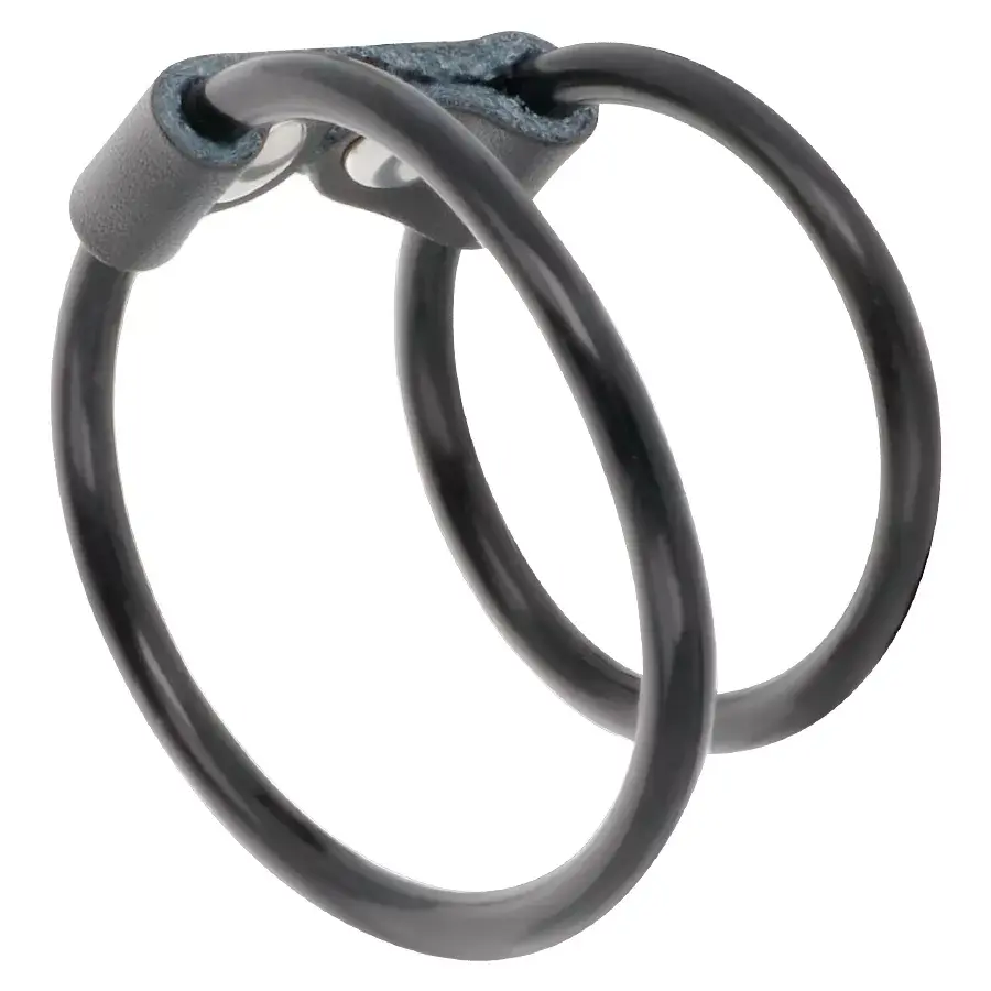 Penis Ring DARKNESS D-221252 Double Flexible Photo 3