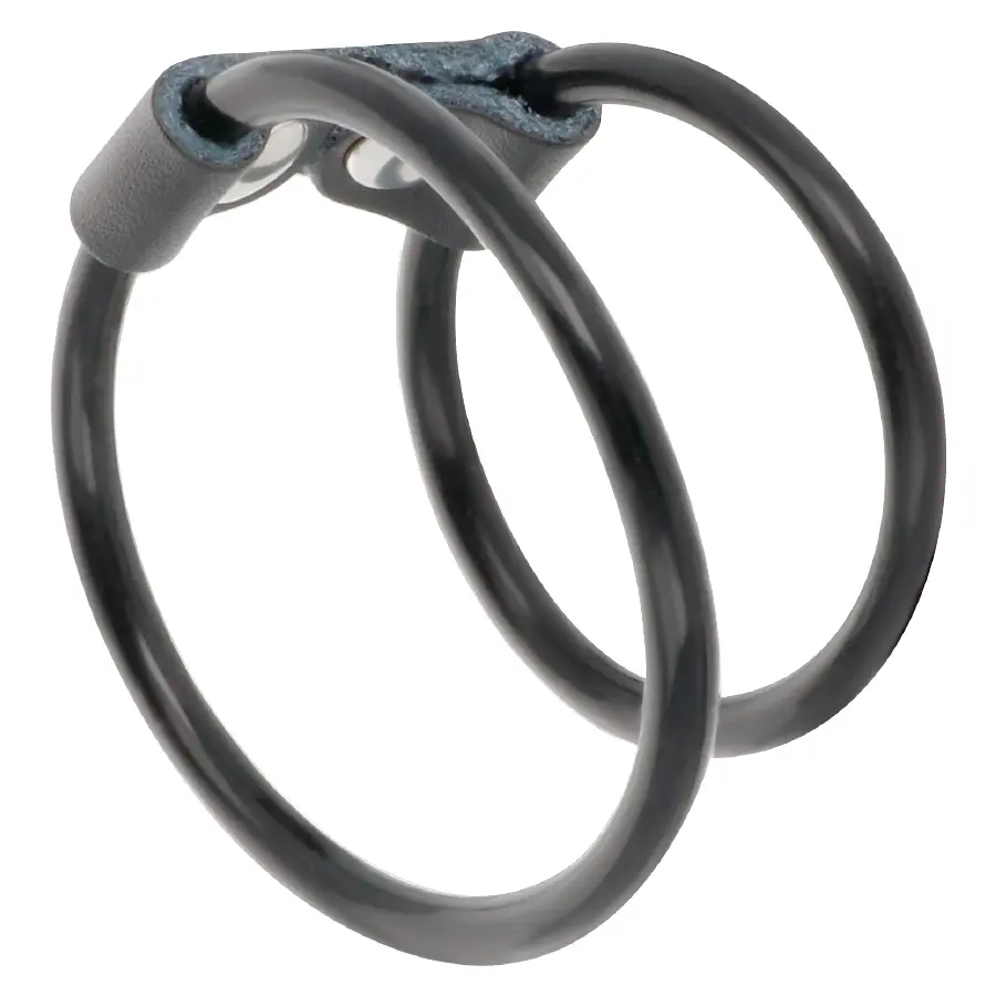 Penis Ring DARKNESS D-221252 Double Flexible Photo 2