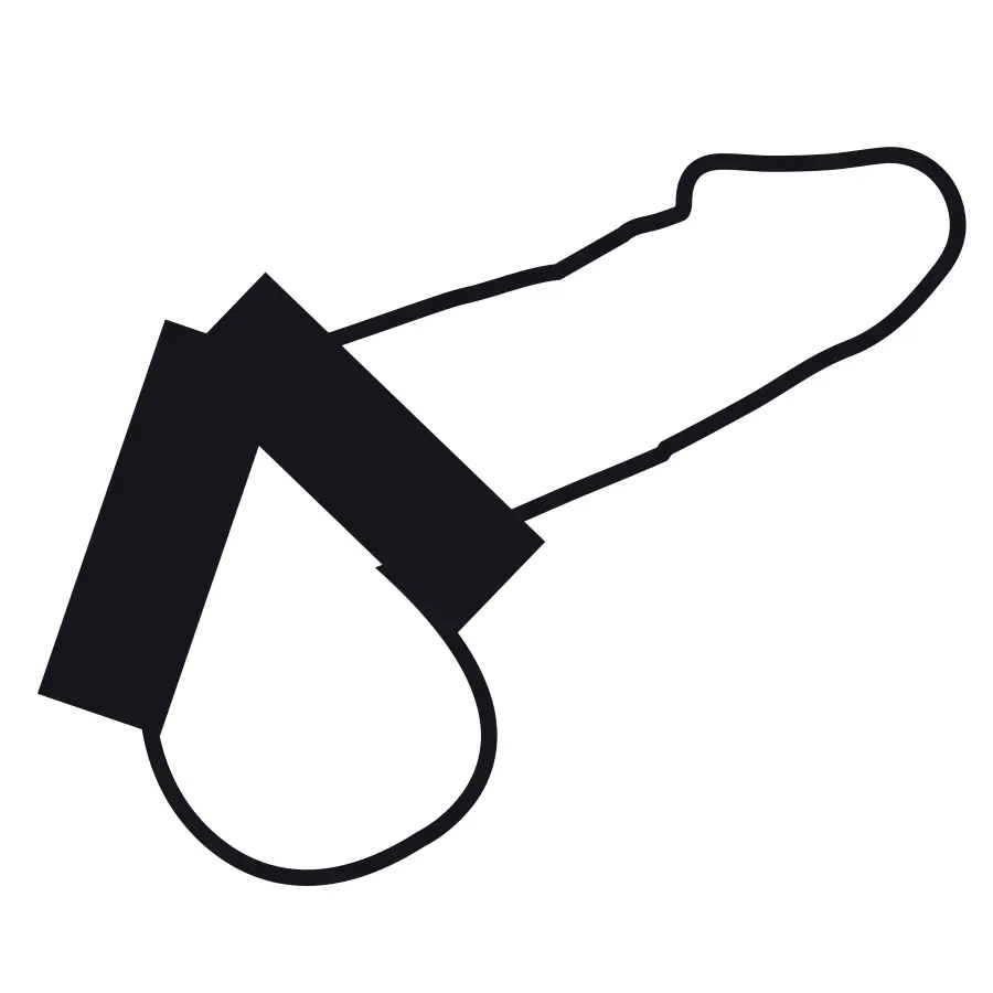 Penis Ring DARKNESS D-221252 Double Flexible Photo 3
