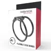 Penis Ring DARKNESS D-221252 Double Flexible Photo 4