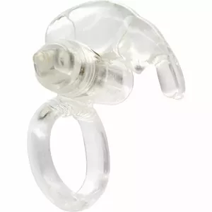 Vibrator Ring seven creations D-221970 transparent silicone, rechargeable vibrating ring