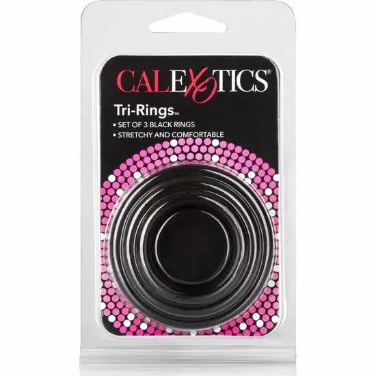 Виброкольцо для пениса California Exotics Tri-Rings D-223999 Photo 4