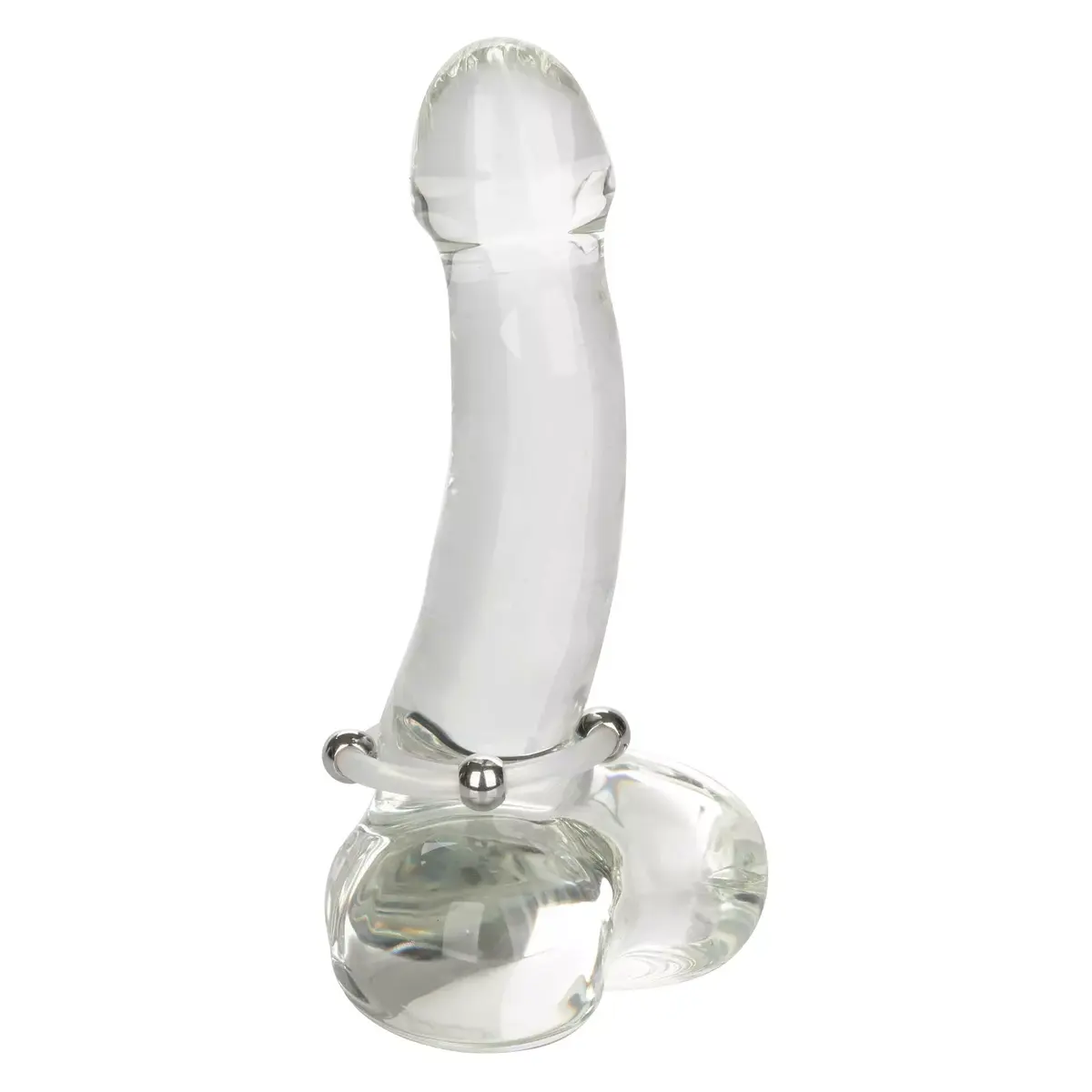 california exotics Силиконовое кольцо STEEL BEADED L Photo 6