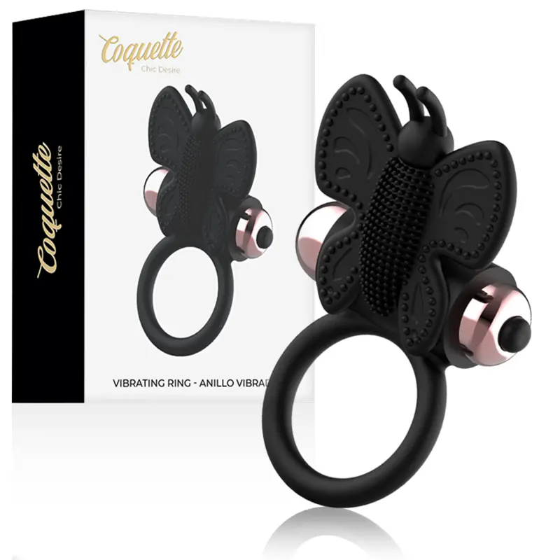 Dzimumloceklis-ļermeņa gredzens COQUETTE D-225737 Butterfly ar