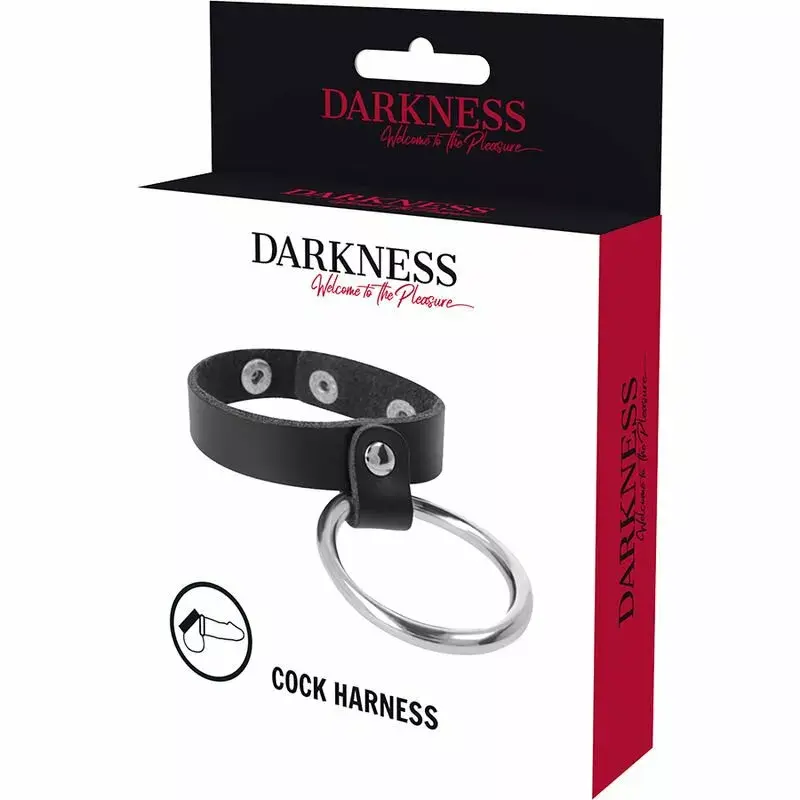 Металлическое кольцо для пениса и яиц DARKNESS D-226733 Photo 2