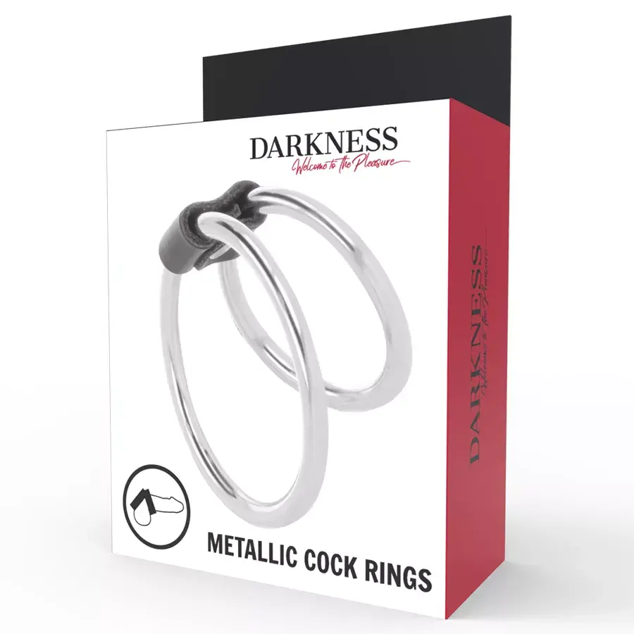 ДВОЙНОЕ МЕТАЛЛИЧЕСКОЕ КОЛЬЦО DARKNESS D-221251 Photo 3