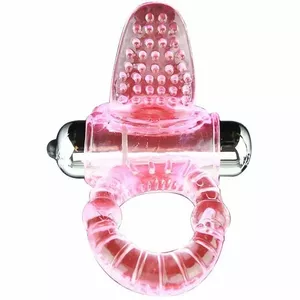 Penis Ring BAILE SWEET ABS 10 RHYTHMS RING PINK VIBRATOR D-194490
