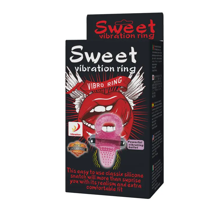 Penis Ring BAILE SWEET ABS 10 RHYTHMS RING PINK VIBRATOR Photo 7