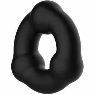 Силиконовое кольцо Crazy Bull D-218745 Super Soft с нодулами — растяжимое мягкое кольцо для интимного использования