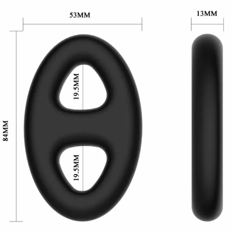 Silikona gredzens crazy bull D-218746 Double Oval Photo 5