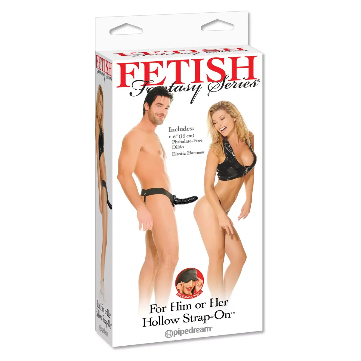 Strap-On Pipedream PD3366-23 — Силиконовый пустотелый, чёрный Photo 3
