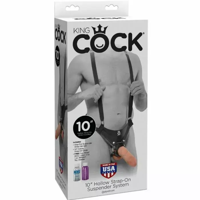 Страпон King Cock с полым фаллоимитатором 25,5 см Photo 2