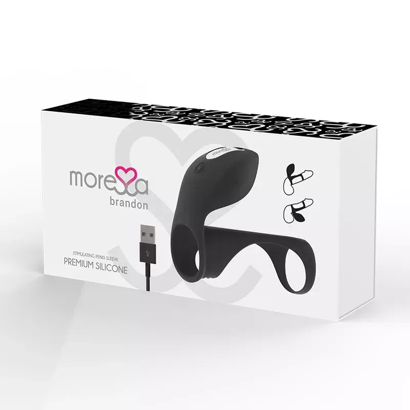 Penis Extension MORESSA BRANDON VIBRATOR RING WITH COVER Photo 2