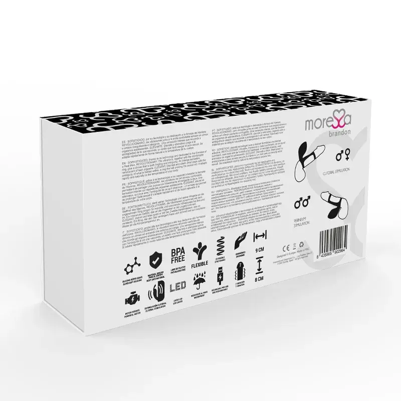 Penis Extension MORESSA BRANDON VIBRATOR RING WITH COVER Photo 3