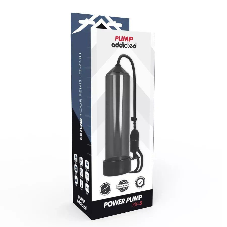 Помпа для пениса PUMP ADDICTED RX5 BLACK Photo 2