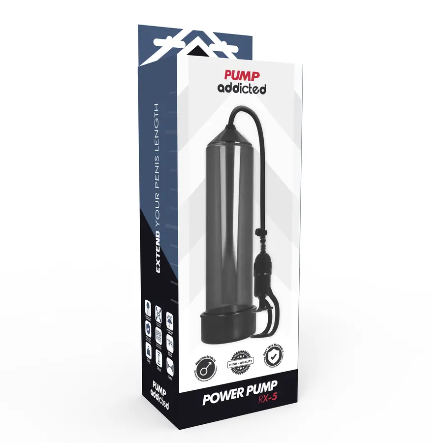 Помпа для пениса PUMP ADDICTED RX5 BLACK Photo 5