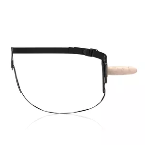 Strap-On Fetiša Pakļaujošais Jostu Siksna Miesas Reālistisks Silikons 12.5 cm