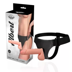 Strap‑on Harness Attraction Albert — reālistisks dildo 17,5 cm garums, 4,3 cm diametrs