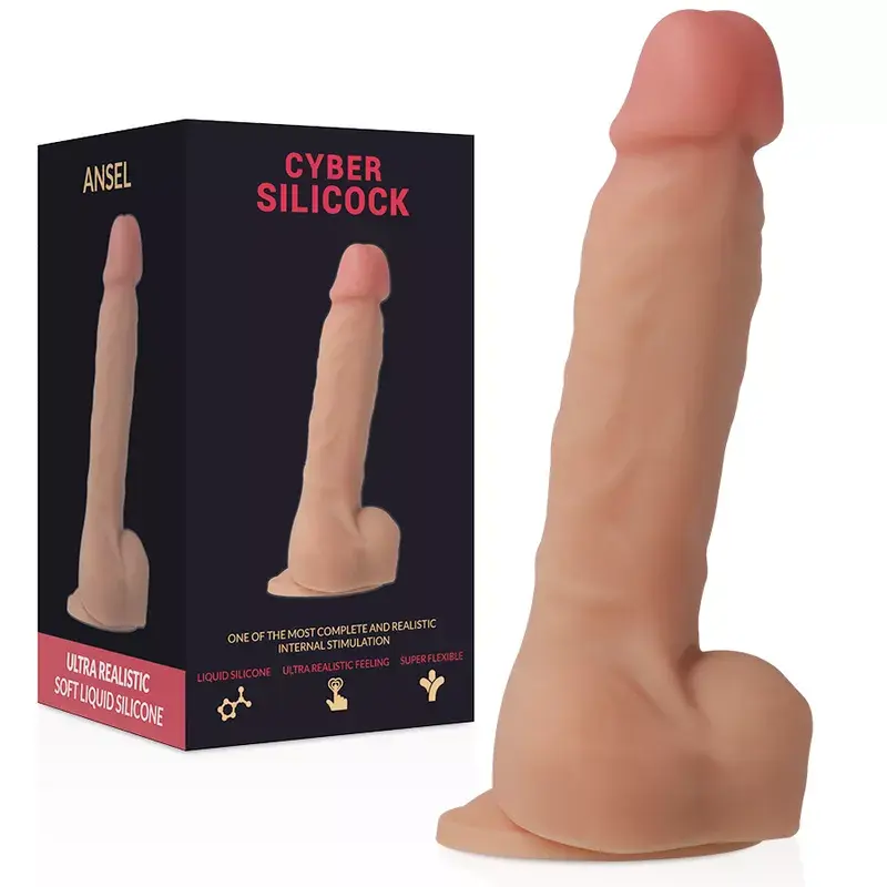 Strapon Cyber Silicock Ansel — силикон 15,5 см Photo 7