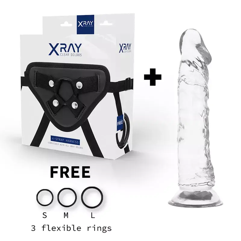 Страпон-гарнитура x ray с фаллосом 21×4 см Photo 2