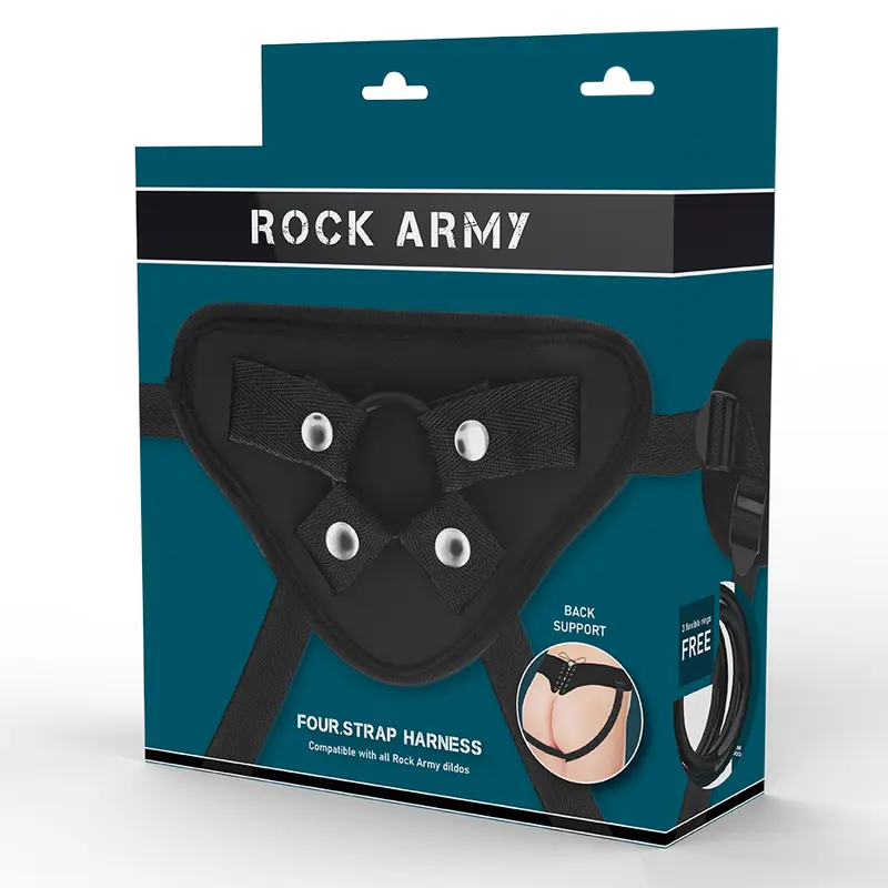 Страпон-гарнитура rock army Регулируемая с гибкими кольцами Photo 7