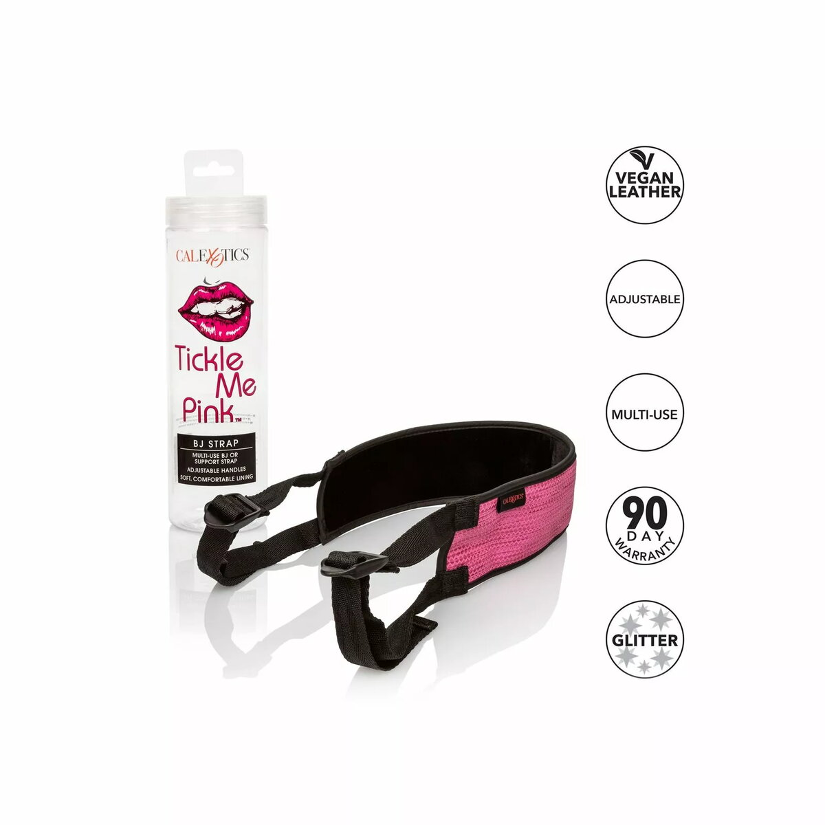 Бондаж California Exotics Tickle Me Pink BJ Strap Photo 5