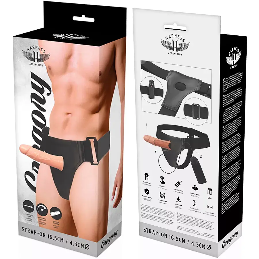 Harness Attraction Gregory Hollow страп-он 16,5×4,3 см Photo 8