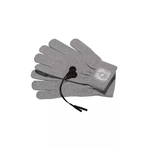 Elektriskās šoka cimdi Mystim Magic Gloves – vadītspējīgs tekstils, universāls izmērs, elektroda kabelis, 5 vinila cimdu pāri, adapteri