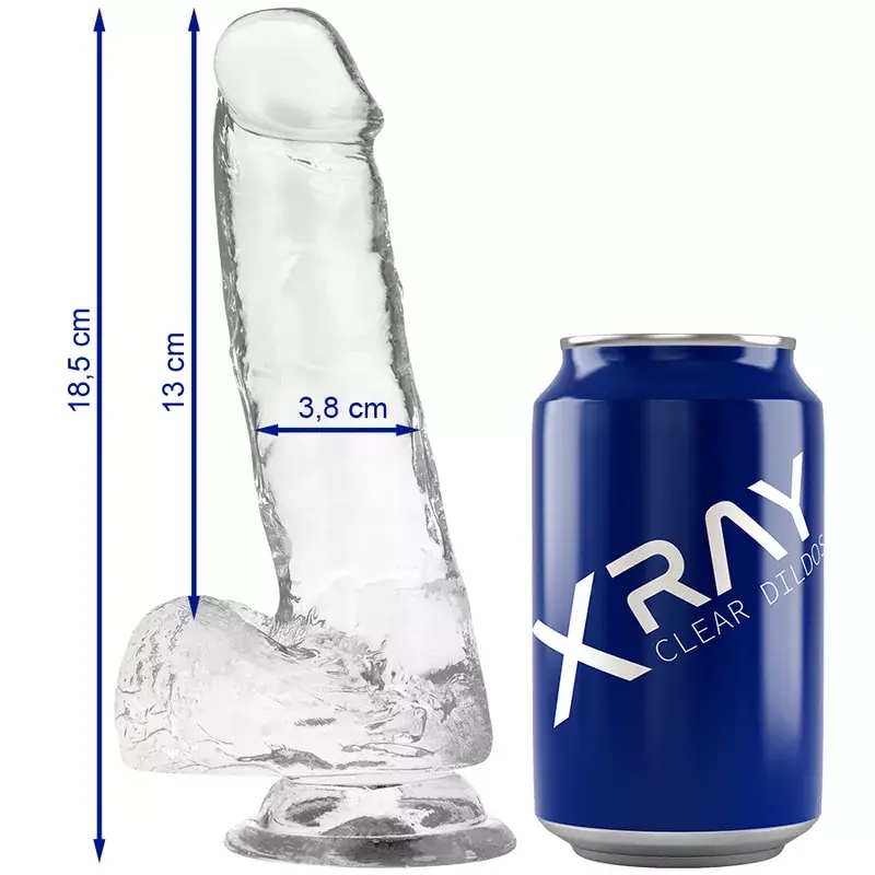 Страпон x ray XRAY HARNESS + прозрачный фаллоимитатор 18,5×3,8 см Photo 6