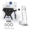 Страпон x ray XRAY HARNESS + прозрачный фаллоимитатор 20×4,5 см Photo 2