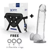 Страпон x ray XRAY HARNESS + COCK 22x4.6 см Photo 2