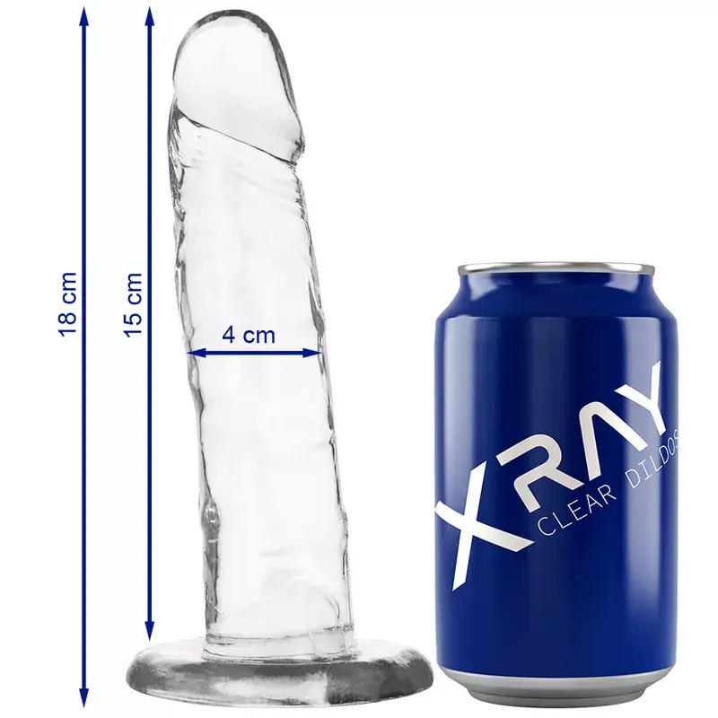 Страпон x ray XRAY HARNESS + CLEAR COCK 18×4 см Photo 5