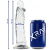 Strap-on x ray XRAY HARNESS + CLEAR COCK 19cm x 4cm Photo 7