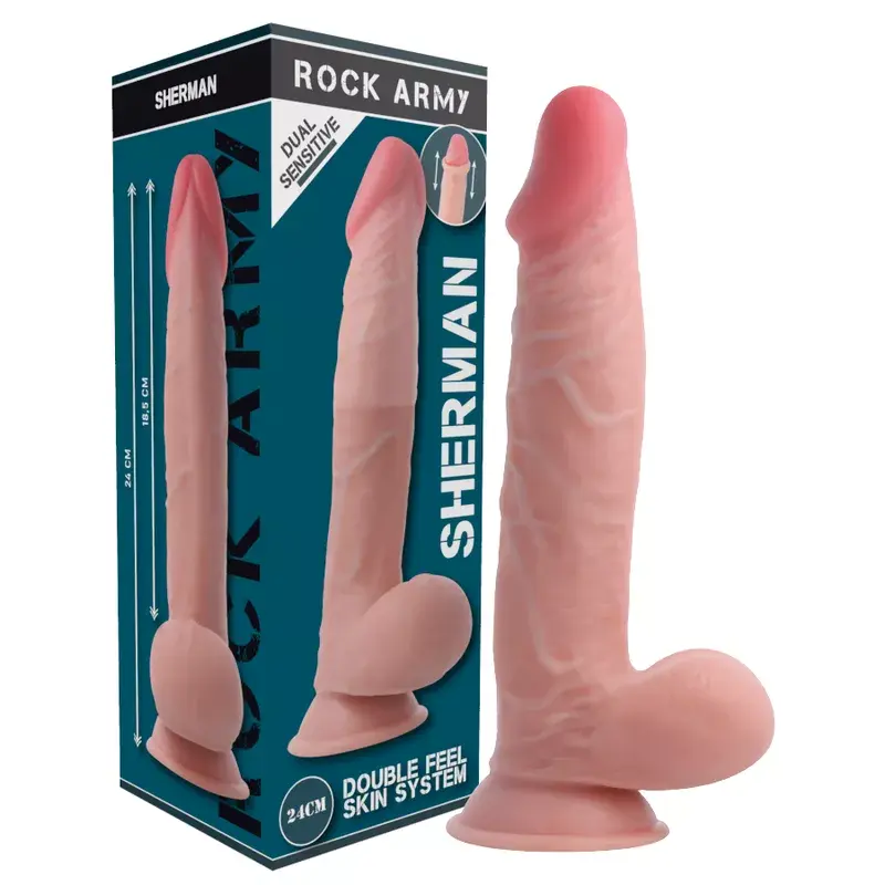 Strap-on rock army Dual Density Sherman 24 cm Photo 5