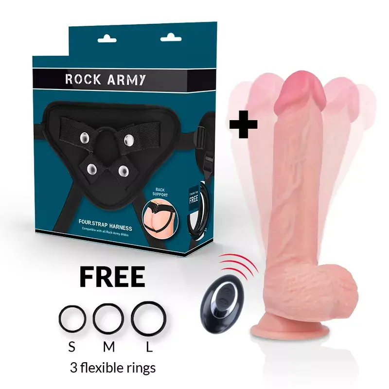 Страп‑он вибратор rock army Premium Apache Photo 3