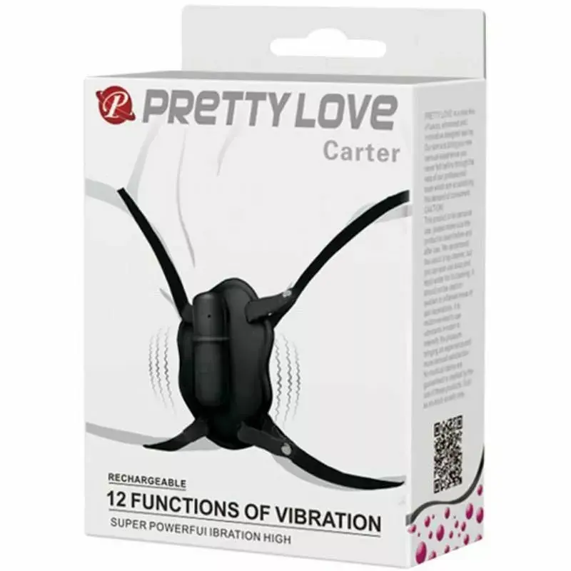 Страп‑он Smart Pretty Love силиконовый черный Photo 7